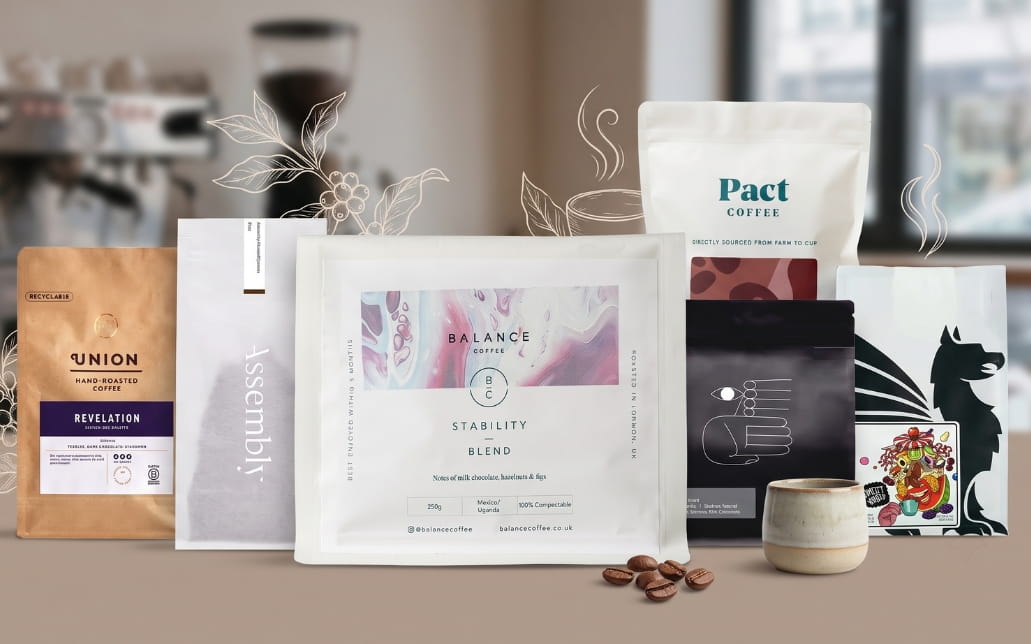 Balance Coffee featured prominently with five other premium coffee brands in an elegant blog hero image.