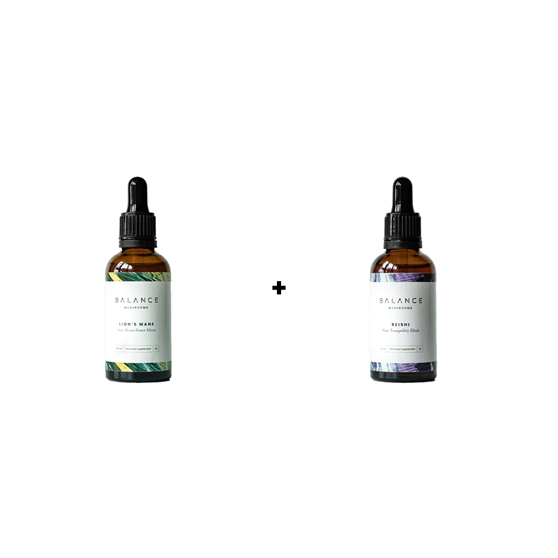 Lions Mane & Reishi Elixir Combo (10ml each)