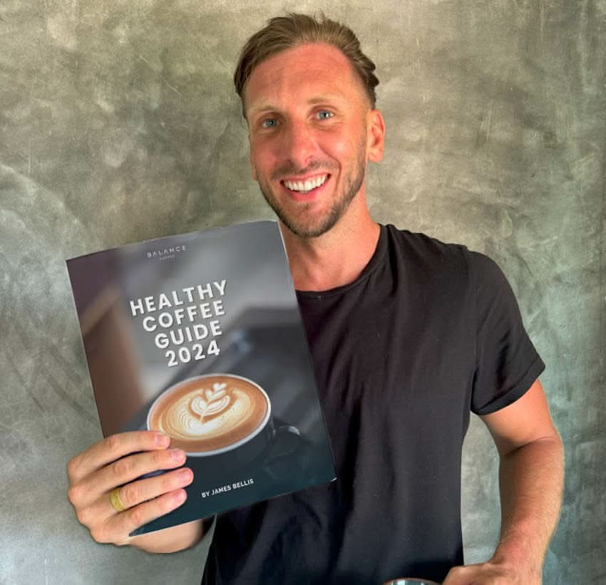 Free downloadable guide from Balance Coffee founder on the benefits of mushroom coffee