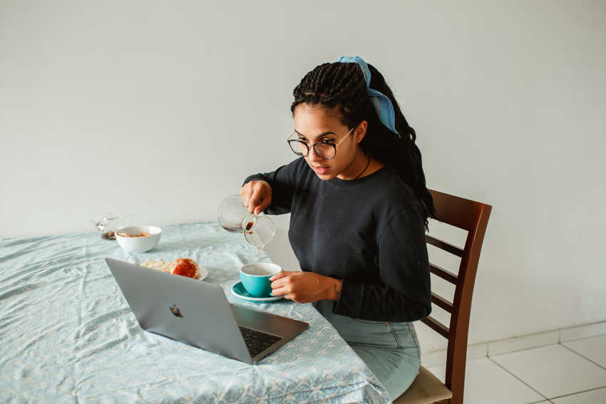 work from home coffee