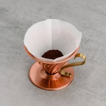 Hario V60 Copper Coffee Dripper Size 02 - Balance Coffee
