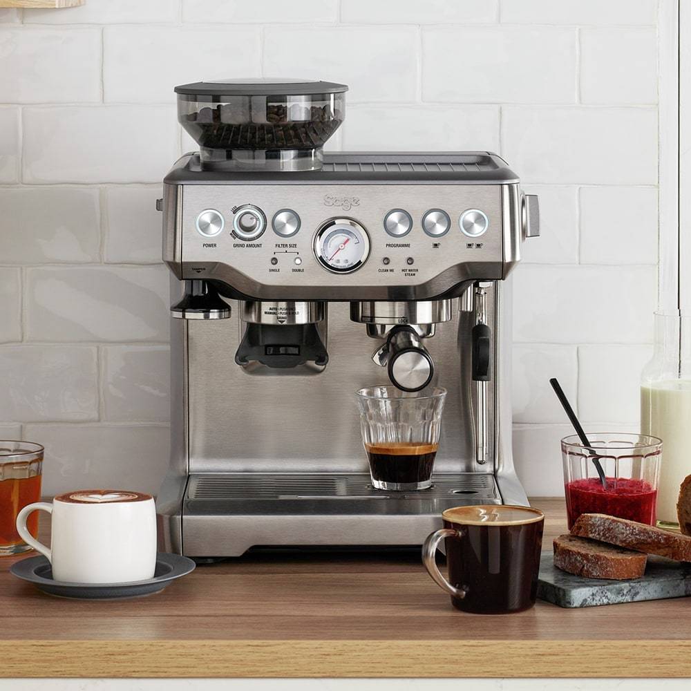 Sage The Barista Express Espresso Machine With Temp Control Milk Jug - Balance Coffee