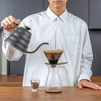 Hario V60 One Pour Dripper MUGEN (Plastic) - Balance Coffee