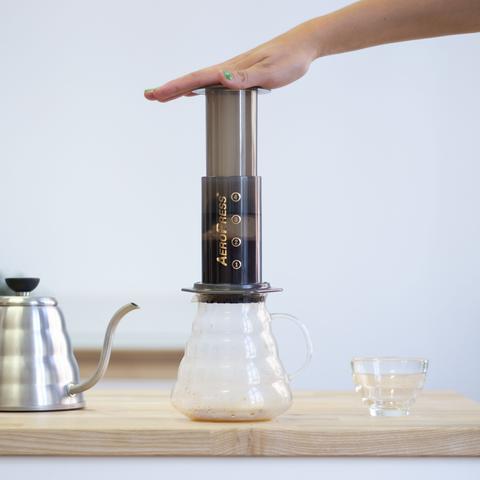 The Aeropress in action